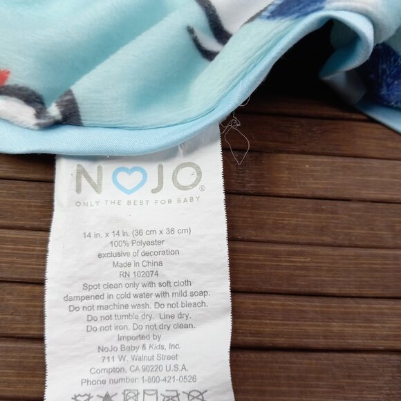 NoJo Plush Penguin Security Blanket Lovey Cuddle Blankie Winter Holiday - Picture 5 of 6